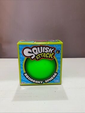 Ja-Ru Squish Attack BIG Squooshy Sphere- Stress Relief - GREEN